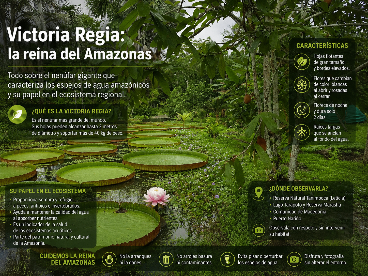 Victoria Regia: la reina del Amazonas